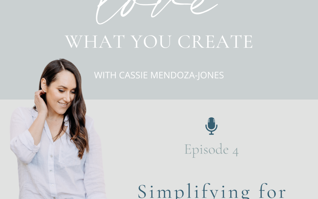 Ep 4. Simplifying for spaciousness