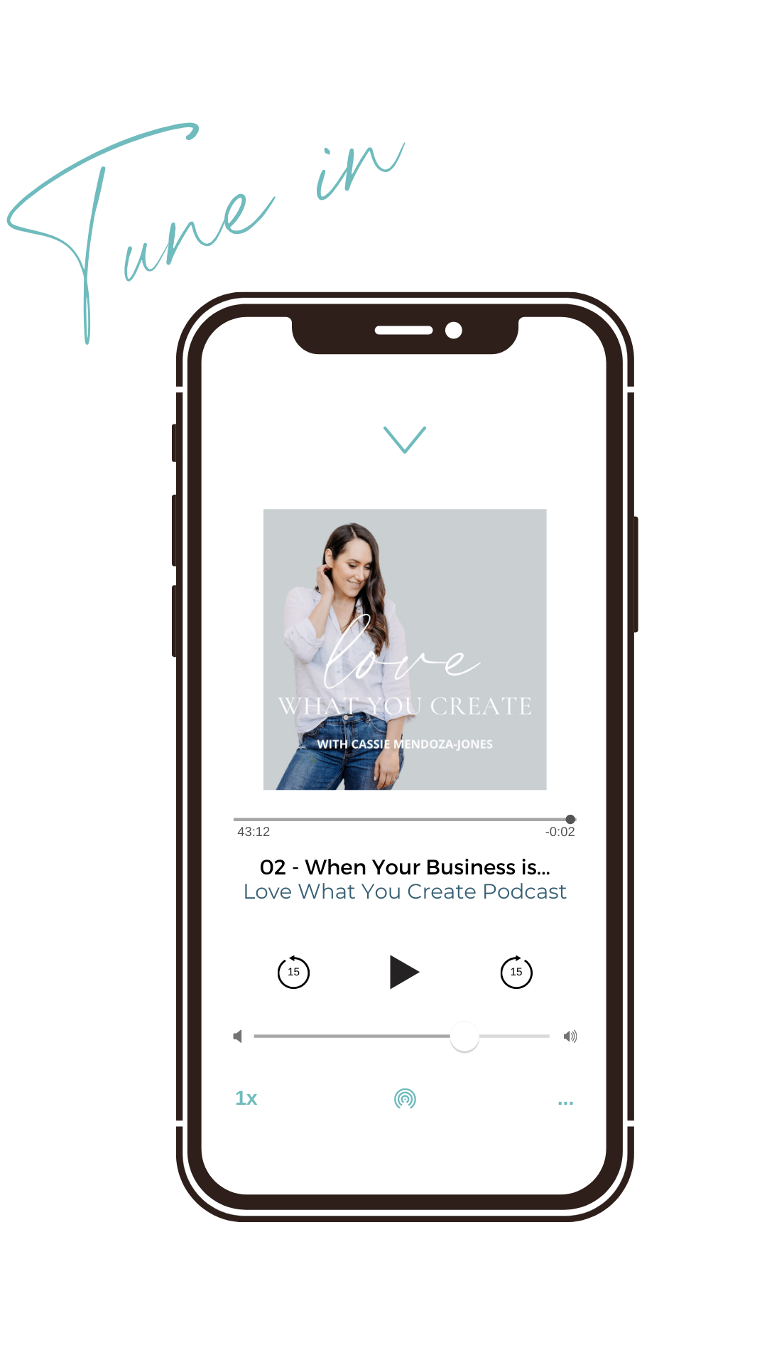 Love What You Create podcast with Cassie Mendoza-Jones