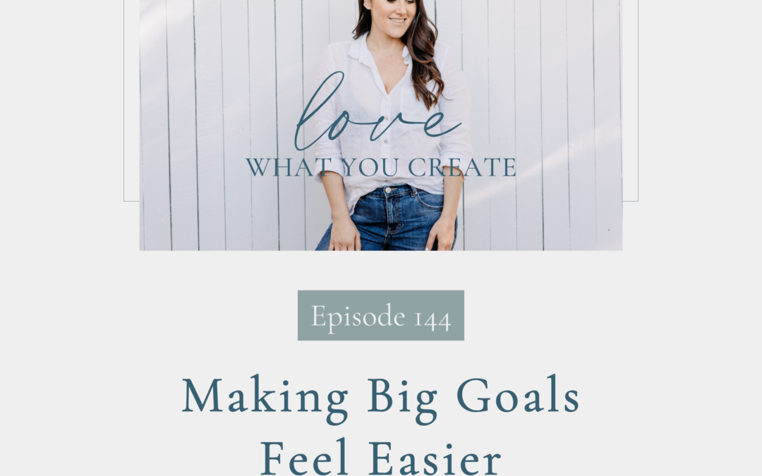144. Making Big Goals Feel Easier